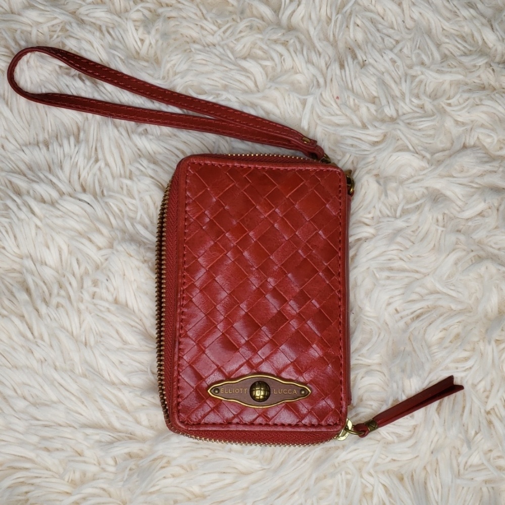 Elliott Lucca wallet red